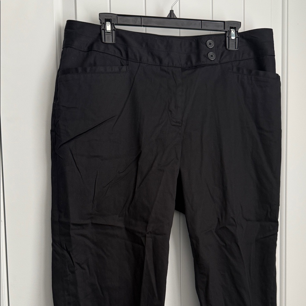 Lane Bryant Black Cropped Pants
